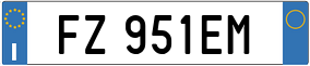 Truck License Plate